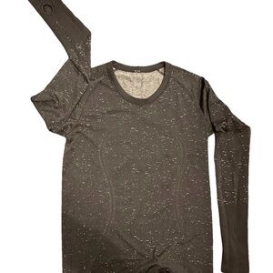 LULULEMON athletica Speckled Long Sleeve Tee - Dark Gray
